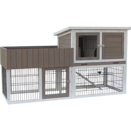 Konijnenhok floret urban 165x61,5x92cm