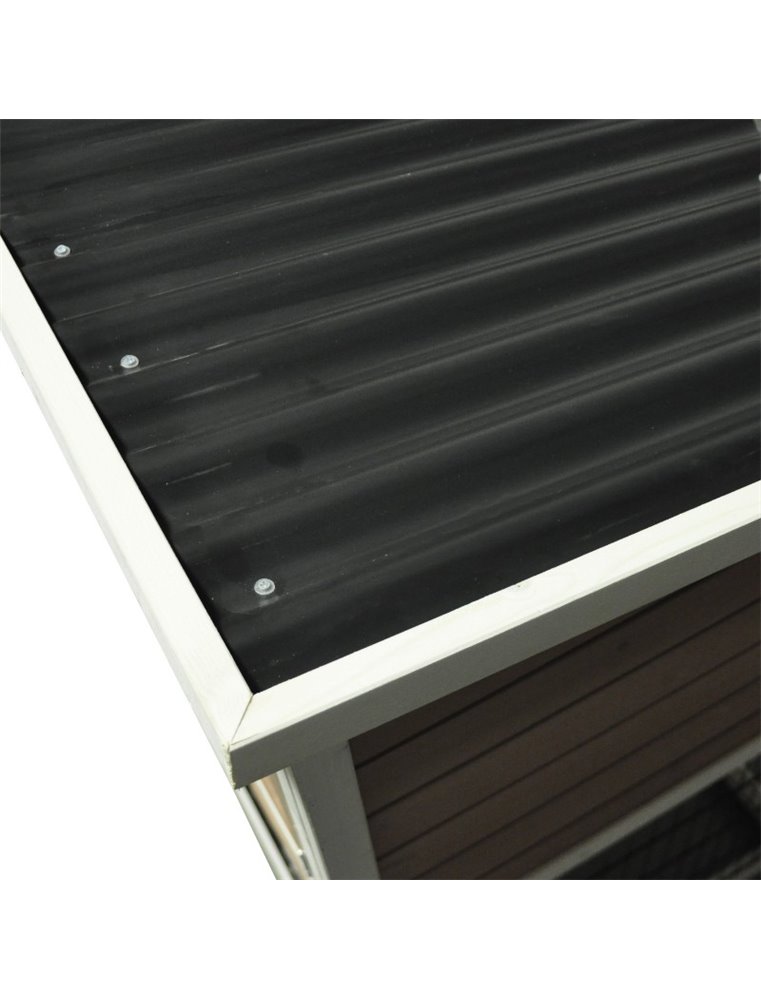 Konijnenhok floret urban 165x61,5x92cm