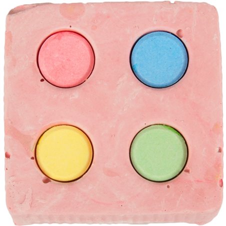 Calcium kubus 4 kleuren 120g 