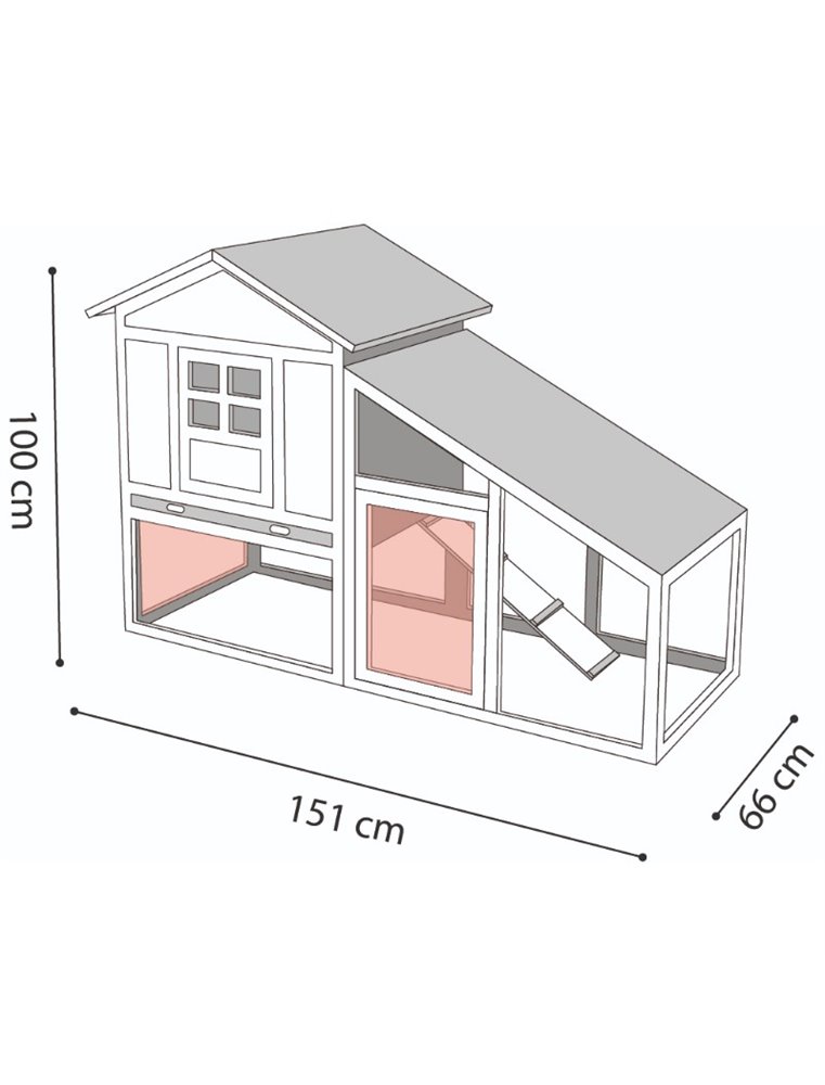 Konijnenhok quincy cottage