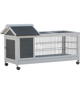 Konijnenhok honey rustic 115x56,5x64,5cm