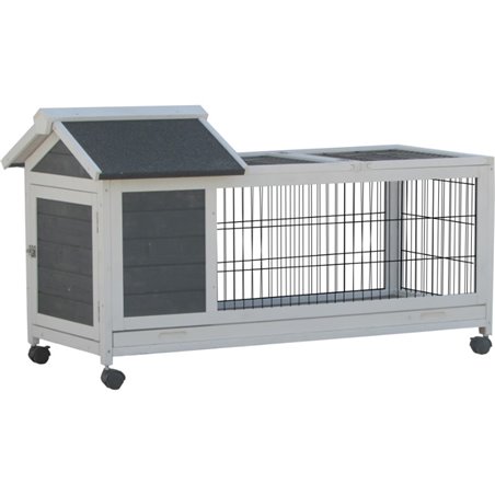 Konijnenhok honey rustic 115x56,5x64,5cm