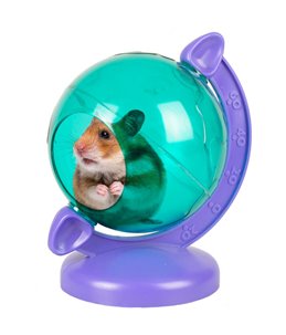 Ks bertrand wereldbol groen paars 12x10x14cm