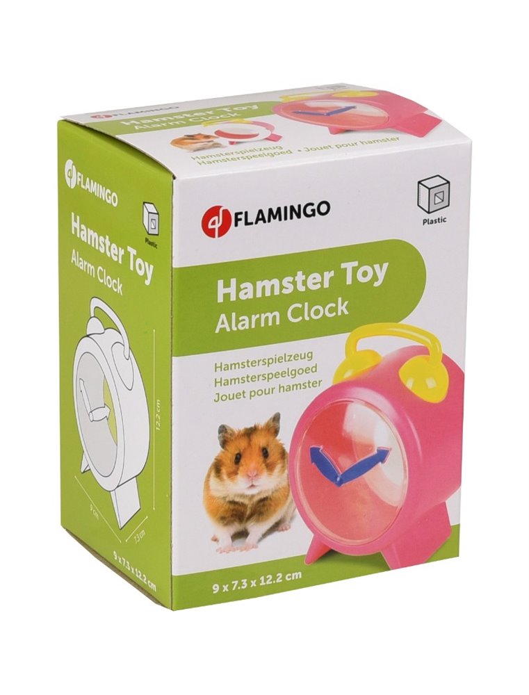 Ks bertrand wekker blauw 8,5x7,5x12 cm