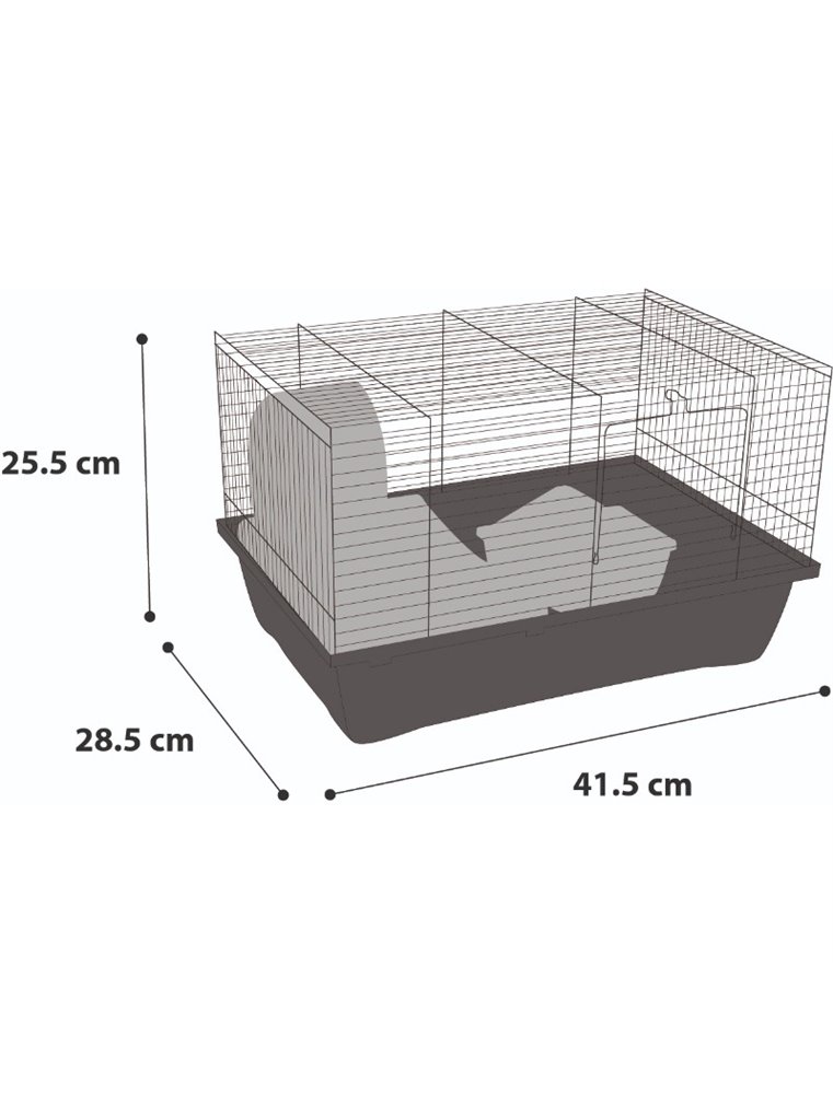 Hamsterkooi enzo 1 41,5x28,5x25,5cm