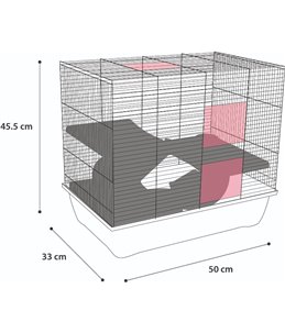 Hamsterkooi jaro 3 50x33x45,5cm