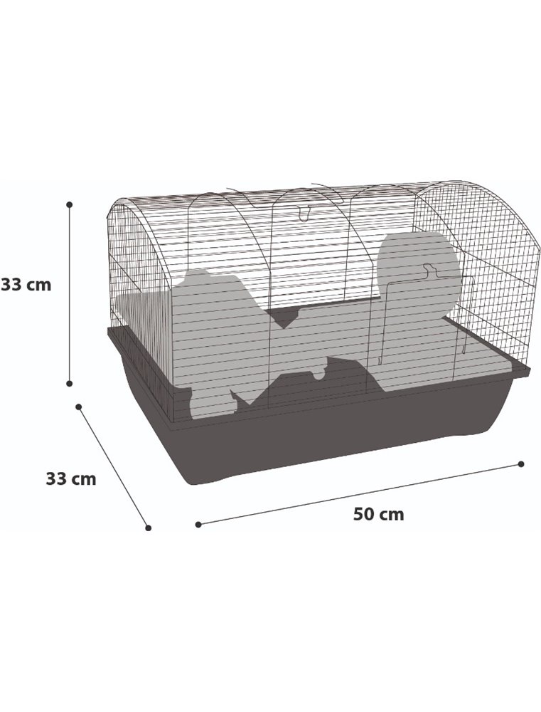 Hamsterkooi vico 2 50x33x33cm
