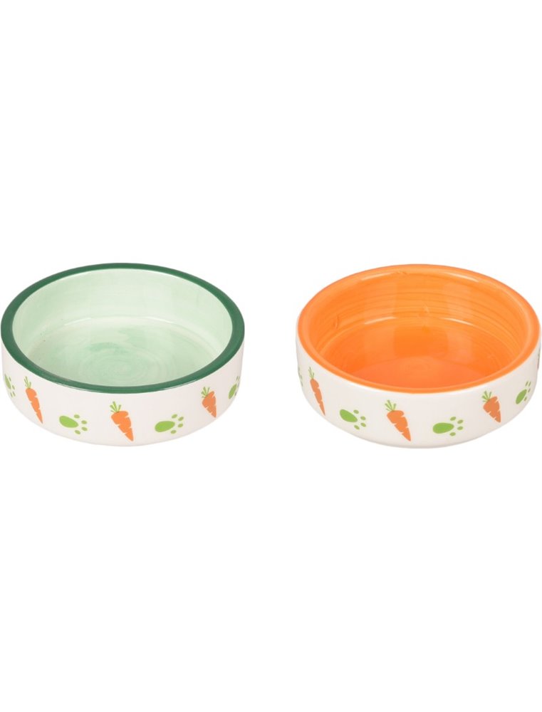 Eetpot knaagdier iggy keramisch groen 8,5cm 70ml