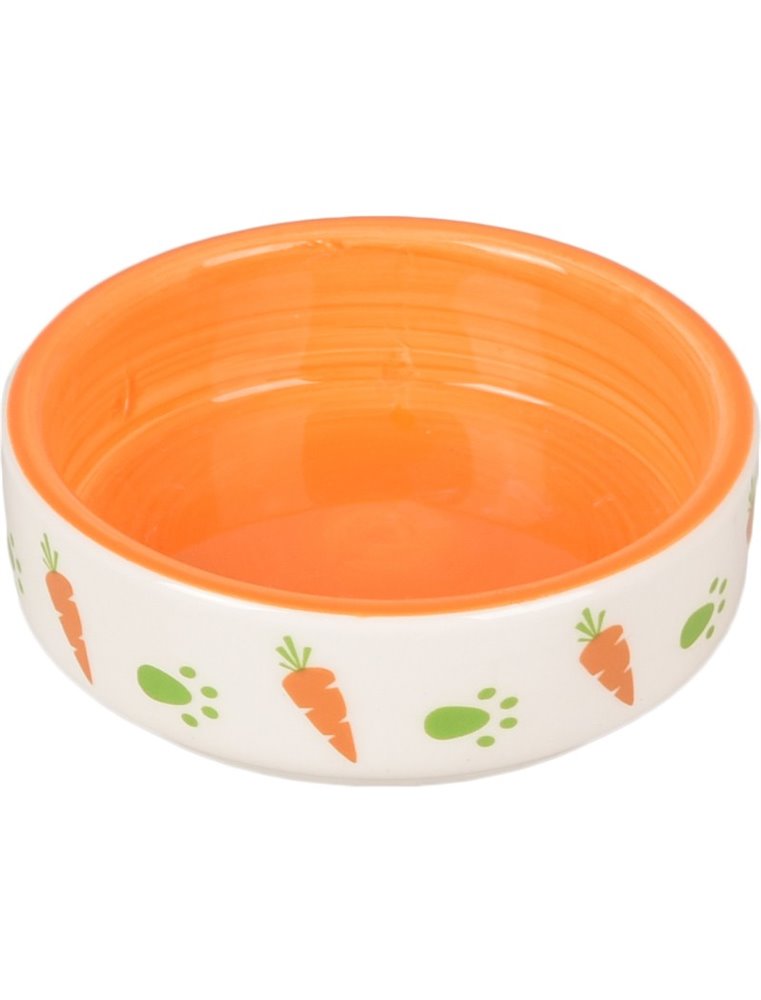 Eetpot knaagdier iggy keramisch oranje 8,5cm 70ml