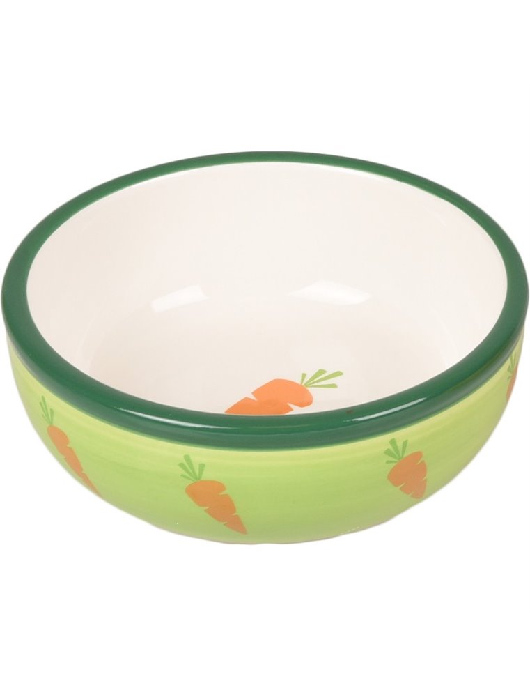 Eetpot knaagdier ibo keramisch groen 13cm 310ml