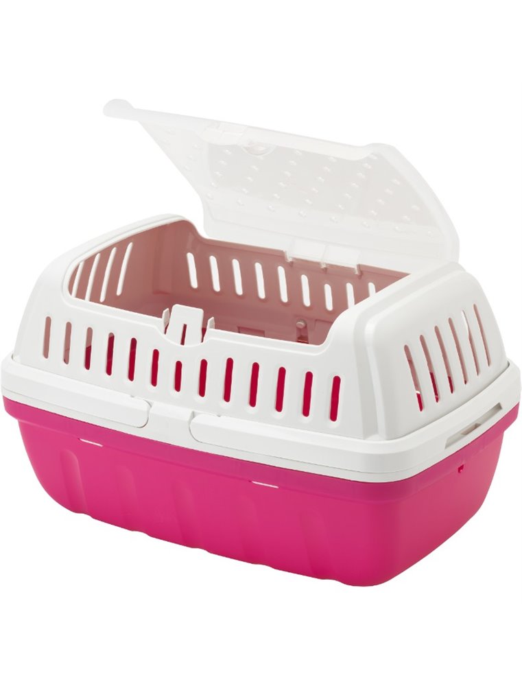 Transportbox knaagdier lizzie roos l 26x40x23cm