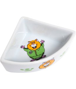 Hamster hoekeetpot 9cm 75ml 