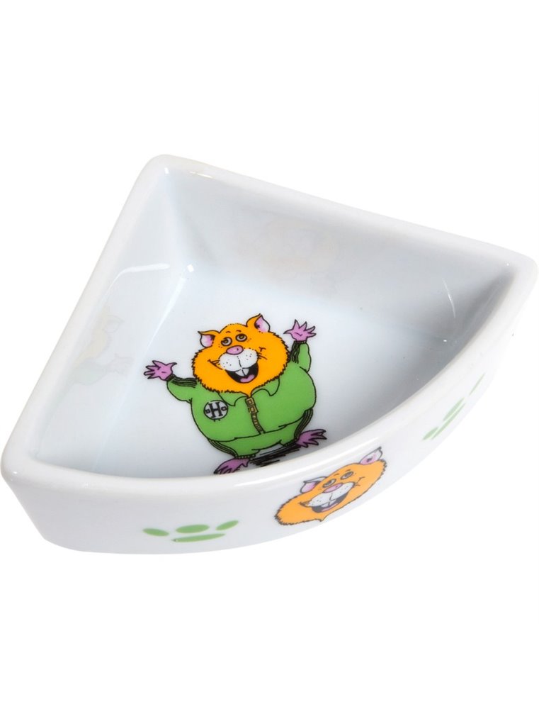 Hamster hoekeetpot 9cm 75ml