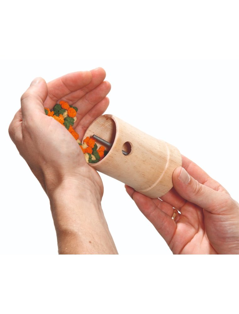 Ks snack rol rody hout 6x6x11cm