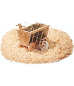 Houten bolderwagen 20cm