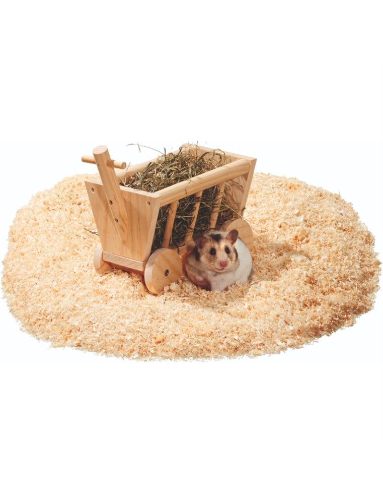 Houten bolderwagen 20cm