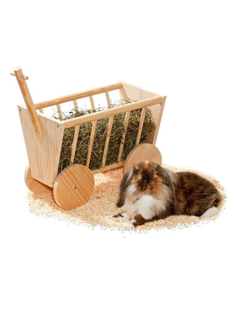 Houten bolderwagen 42cm