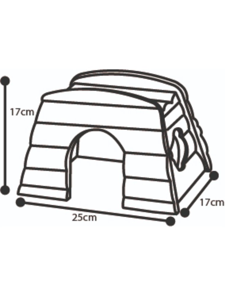 Knaagdierhuis timmy 25x17x17cm