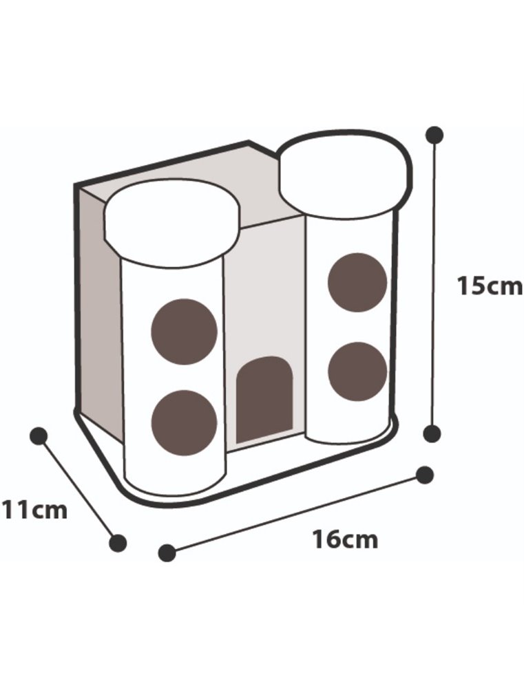 Speelkasteel robin 16x11x15cm