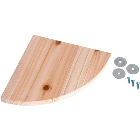 Zitplank natuurhout 22x22x1.8cm 