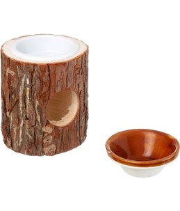 Houten nest met bakje 15cm