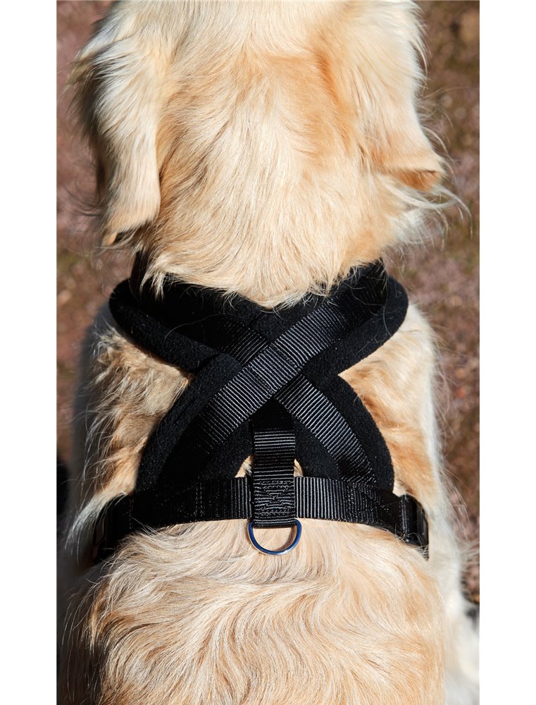 Asp cross tuig zwart 64-80cm25mm m/l