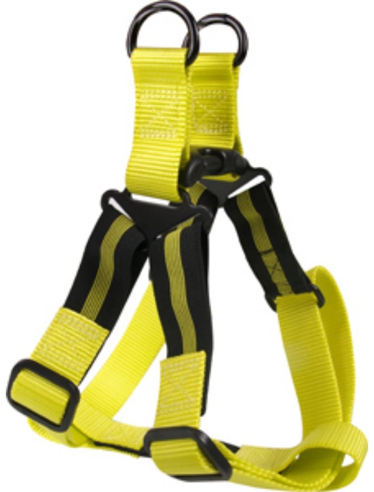 Hondentuig str neon m 35-51cm25mm 