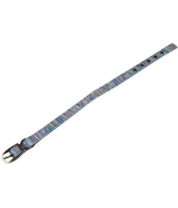 Halsband stripes bl m 35-46cm20m 
