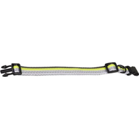 Halsband glow geel s 25-35cm 15mm 