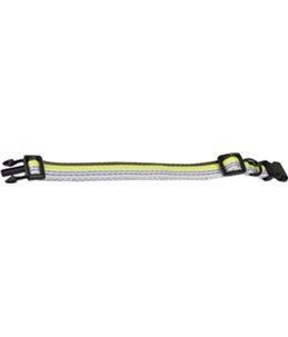 Halsband glow geel m 35-51cm 20mm 