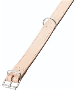 Rondo halsband gestikt natuur 47cm27mm