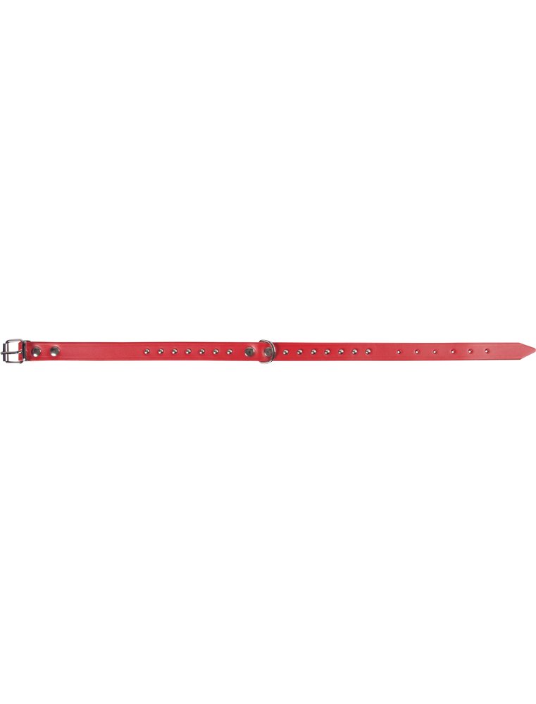 Rondo halsband klinkn. rood 27cm10mm