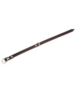 Rondo halsband klinkn. bruin 37cm12mm 