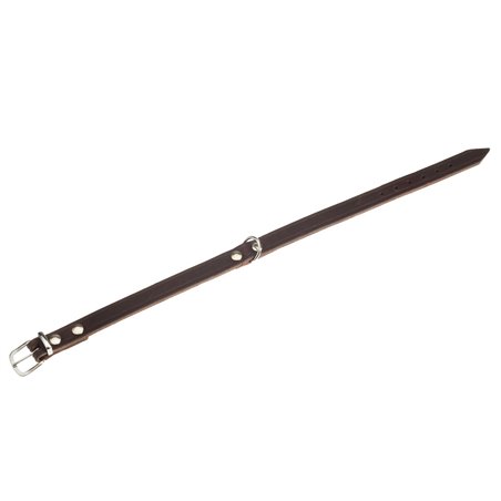 Rondo halsband klinkn. bruin 52cm20mm 