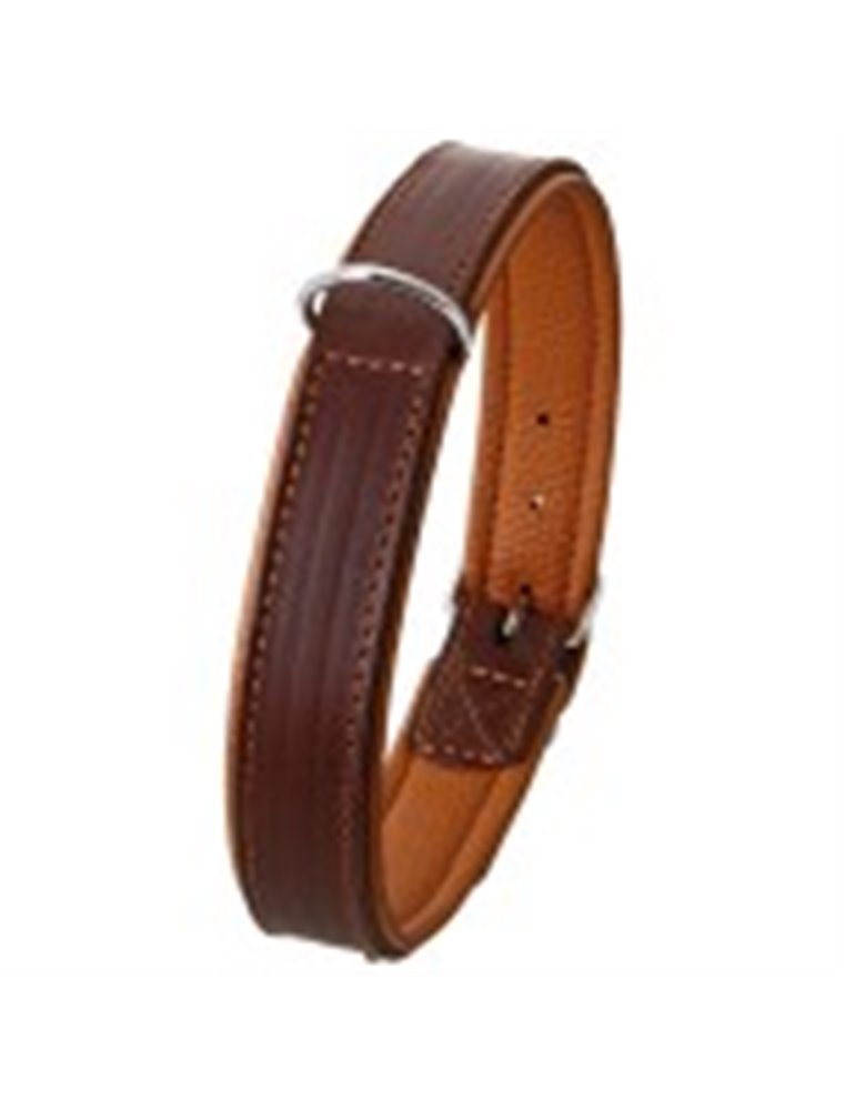 Rondo halsband ol bruin 52cm22mm