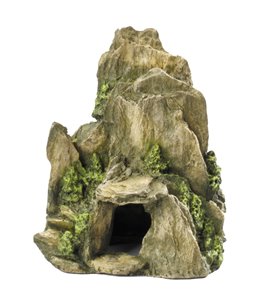 Deco stone with moss