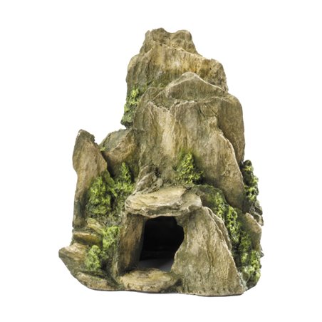 Deco stone with moss