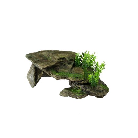 Deco stone with plants