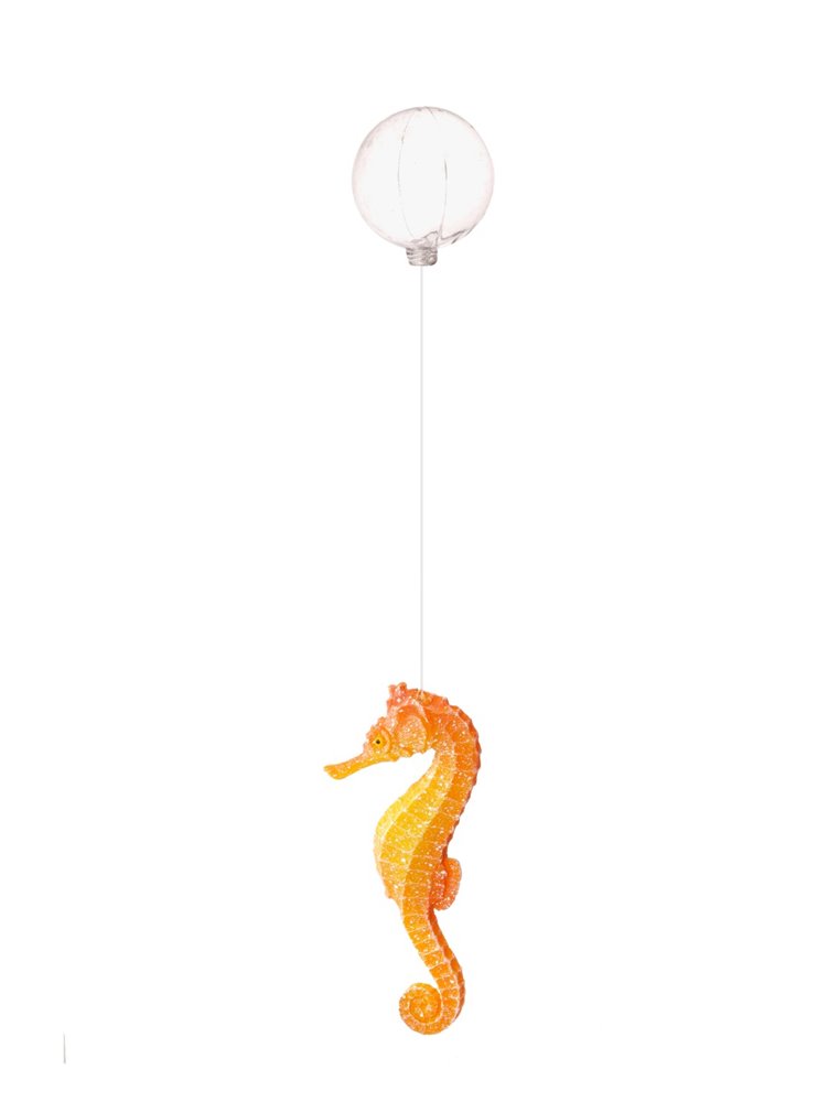 Seahorse floating