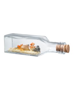 Drift bottle 3 /square/coral&shell