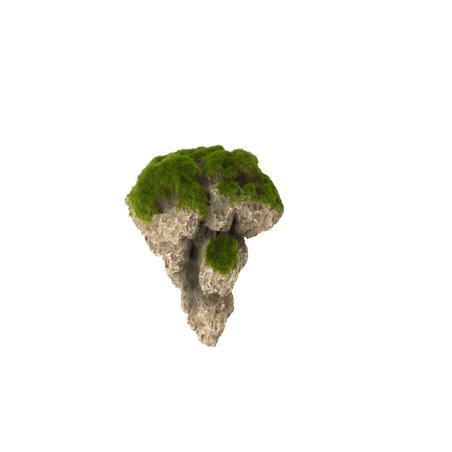 Floating rock with sucker no.2