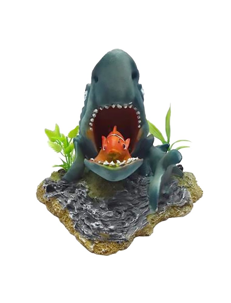 Decoration aerated shark with nemo