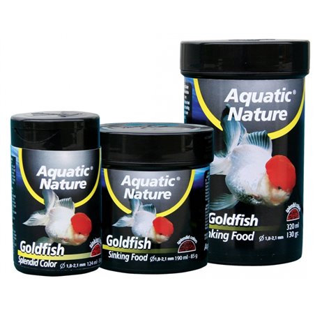 Sinking gold fish food