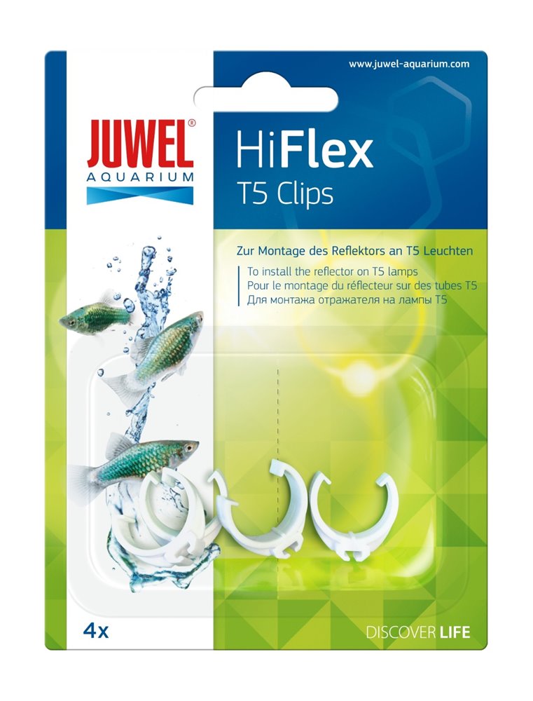 Juwel reflector clips hiflex t5