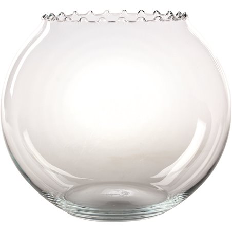 Vissenkom met kartel 28 cm 