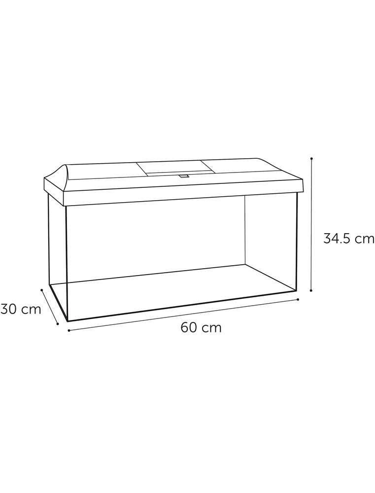 Aquariumset mindoro 60cm