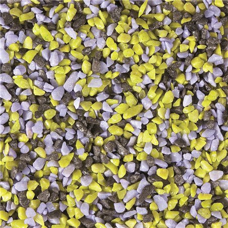 Grind fegro lila/groen/zwart 1kg 