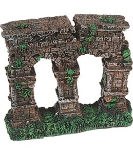 Decoratie drie zuilen met mos 