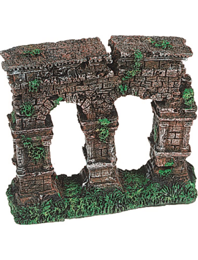 Decoratie drie zuilen met mos