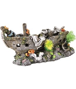 Decoratie scheepswrak planten 
